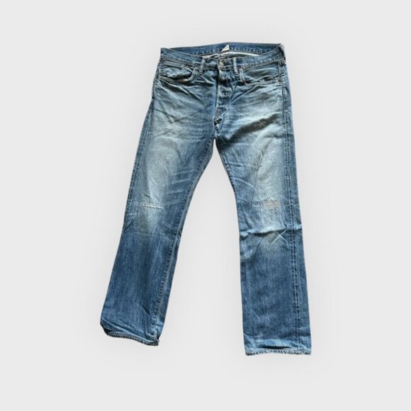 Double RL Slim Fit Straight Fit Selvedge Jean
